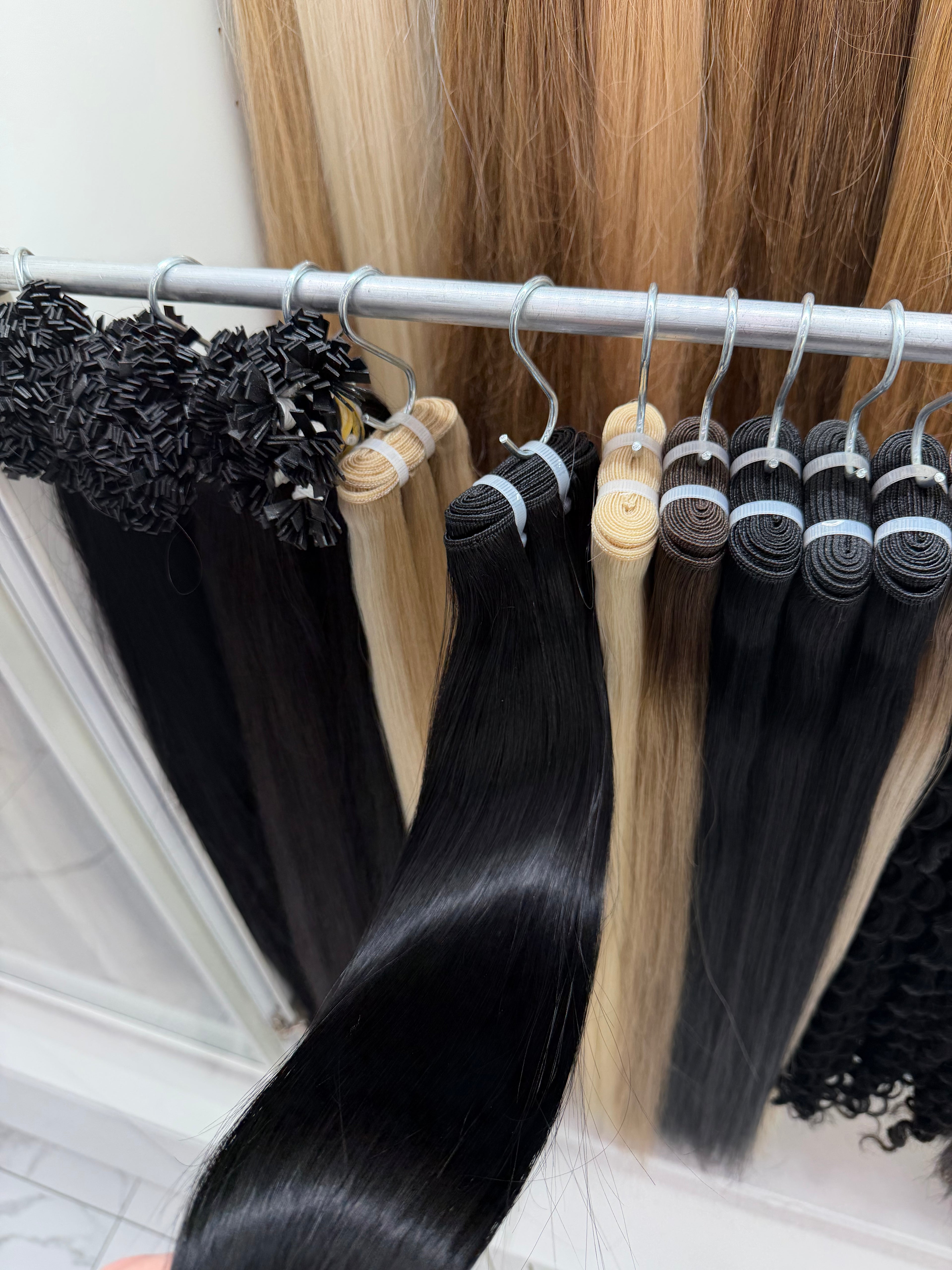 Jet Black #1, Genius Weft Straight Hair 🔹