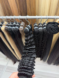 Jet Black #1, Genius Weft Curly Hair 🔹