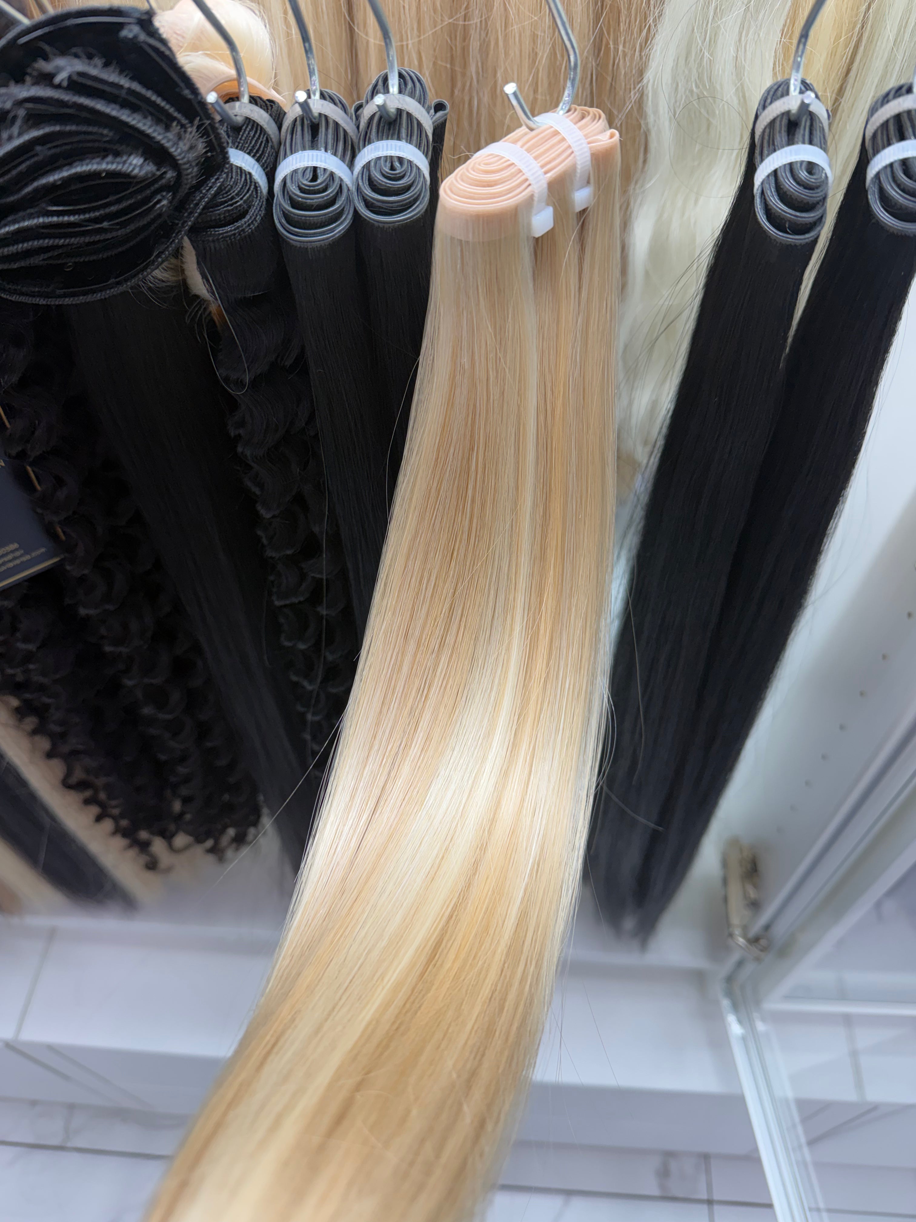 Sunkissed Pearl #P18/1001, Butterfly Weft Straight Hair 🔹