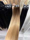 Butterscotch Highlights #TFF, Butterfly Weft Straight Hair 🔹