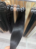 Jet Black #1, Butterfly Weft Straight Hair 🔹