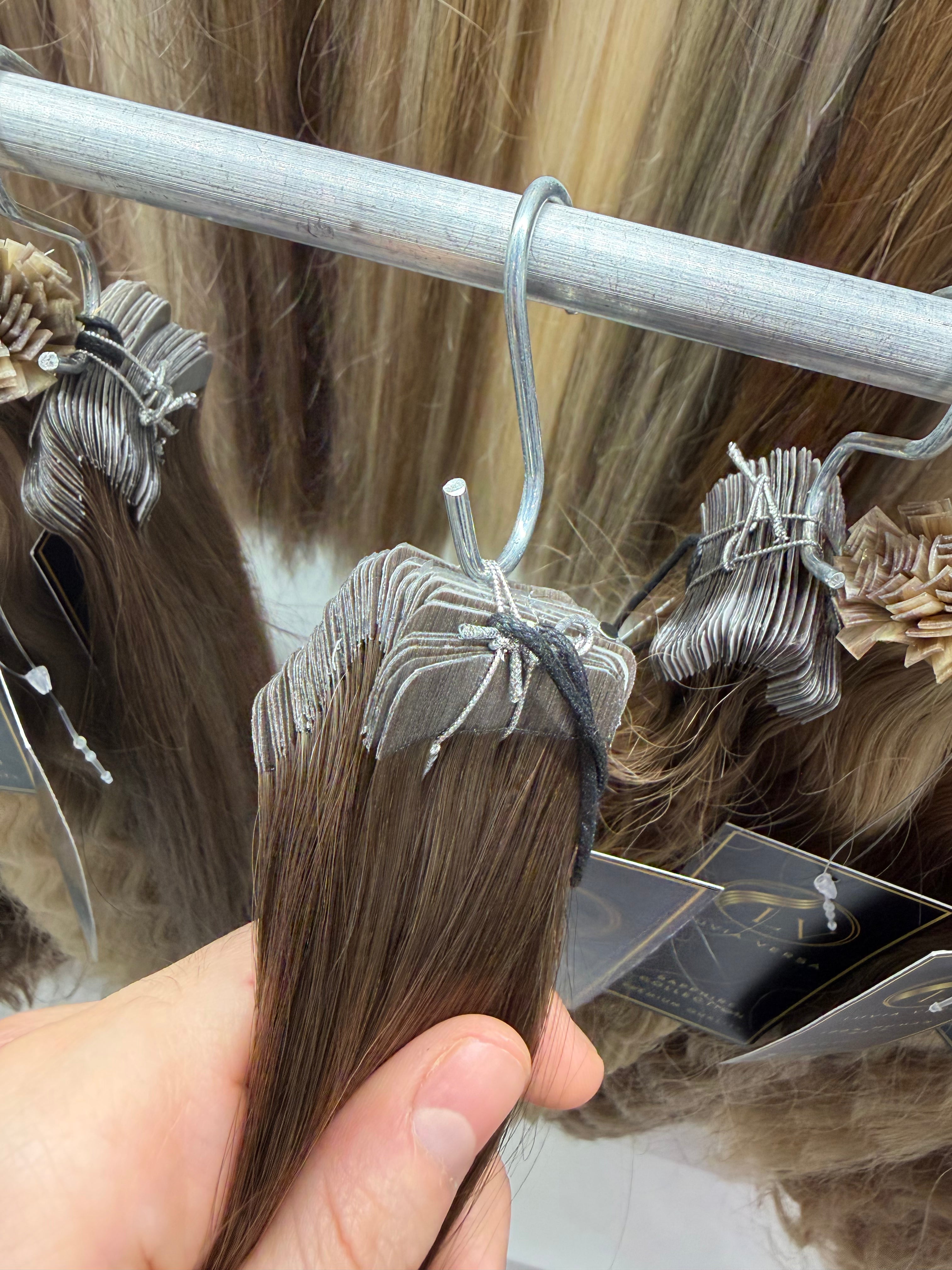 Darkest Brown #2, Tape-In Straight Hair 💎