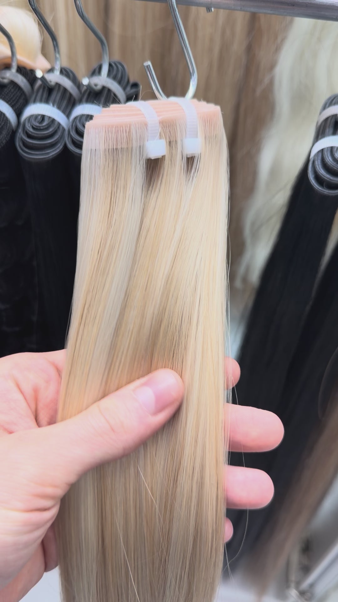 Sunkissed Pearl #P18/1001, Butterfly Weft Straight Hair 🔹