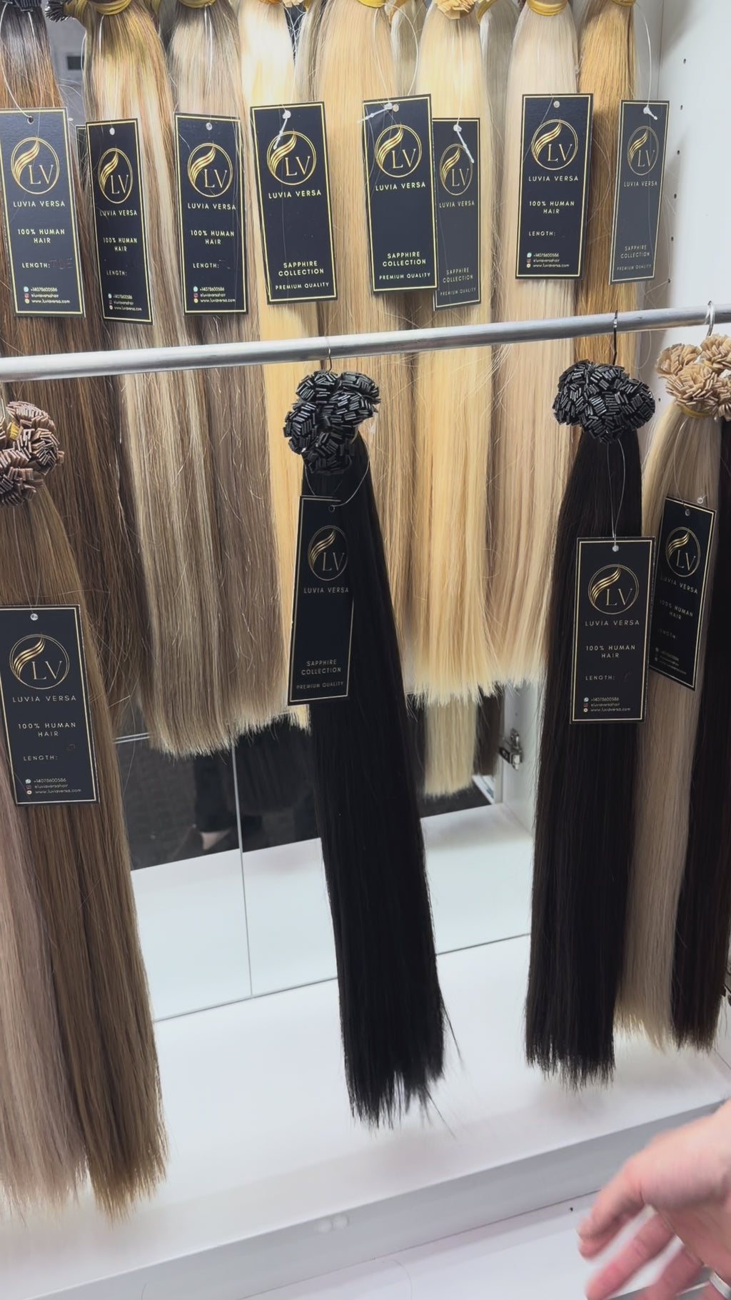 Color #1B (25 gram bundle, 28-32 pieces)