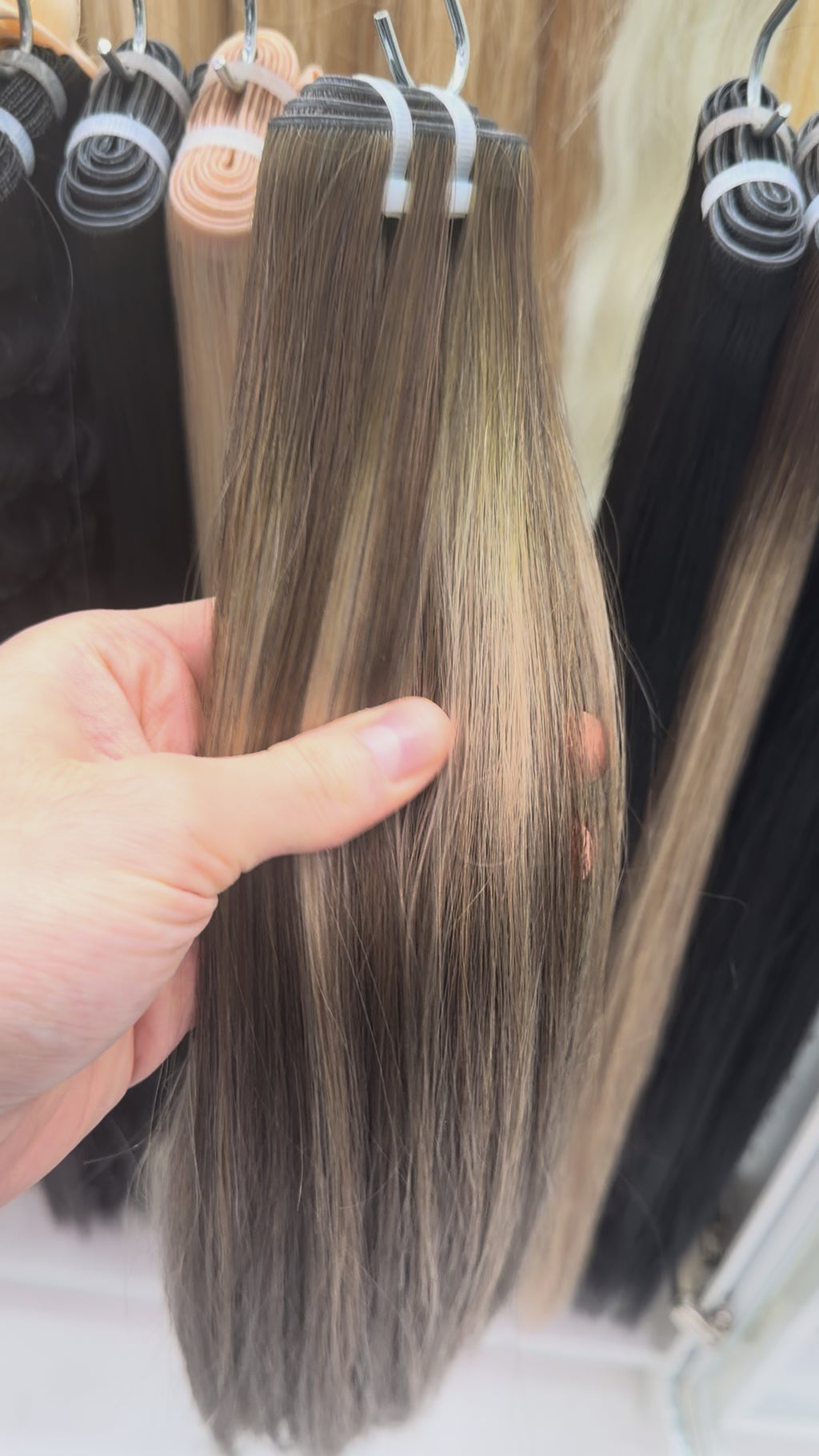 Caramel Balayage #TBF, Genius Weft Straight Hair 🔹